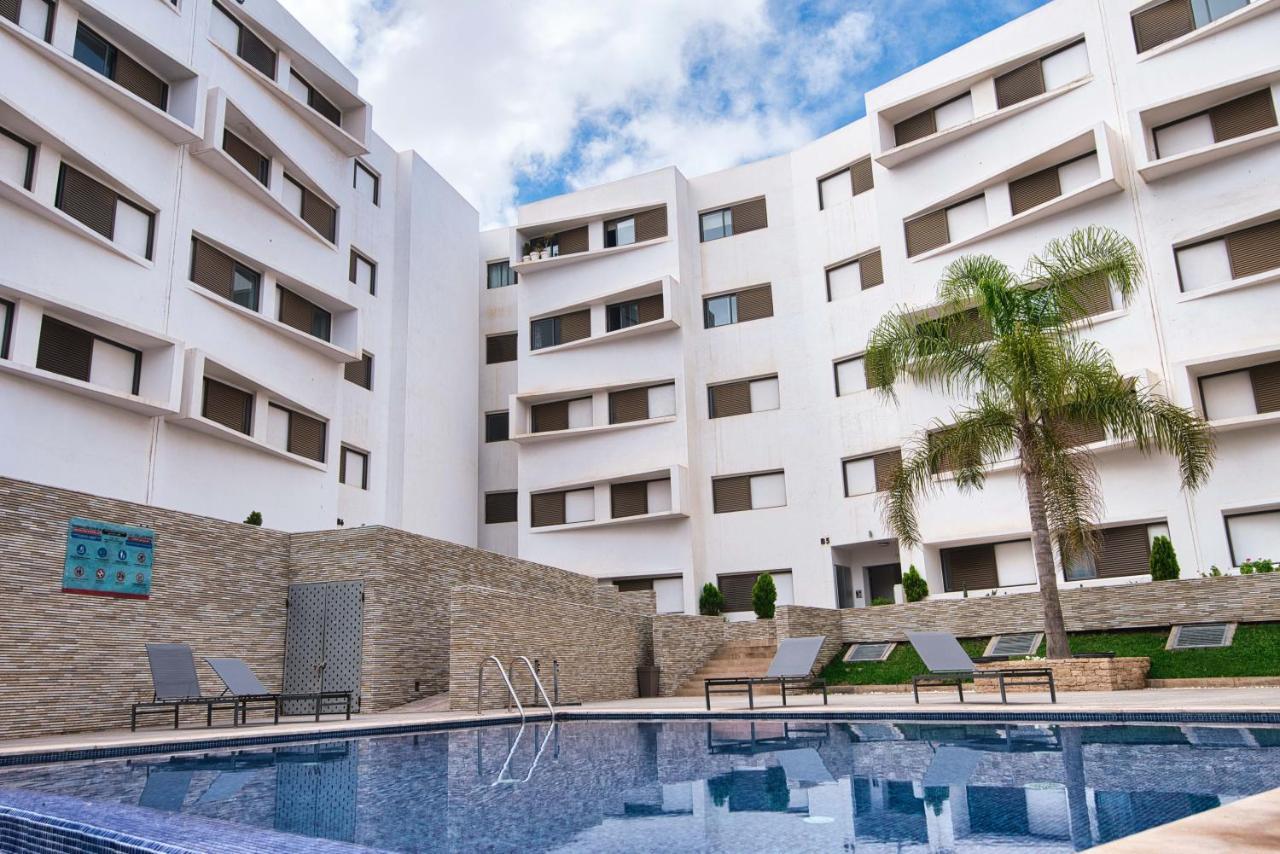 אגאדיר Luxury Apartment 100Sqm With Pool Near Beach Wifi Unlimited With Optical Fiber מראה חיצוני תמונה